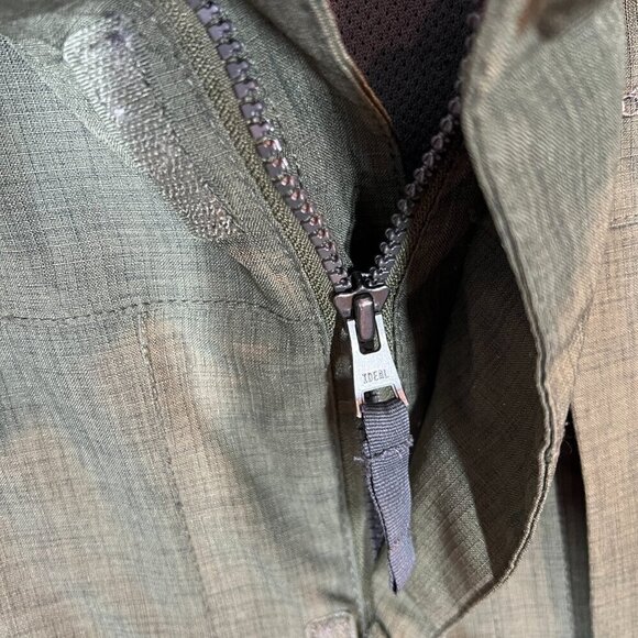 Eddie Bauer Jacket Green Full Zip Hood Small - Picture 7 of 10